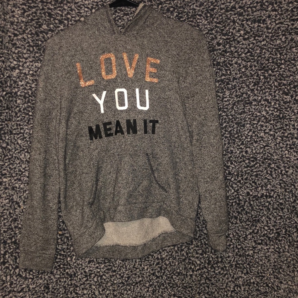 Grey old navy hoodie